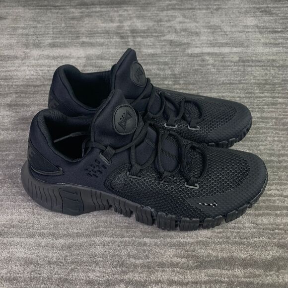 Nike Free Metcon 4 Triple Black Mens Size 9.5 Cross Training Shoes CT3886 007